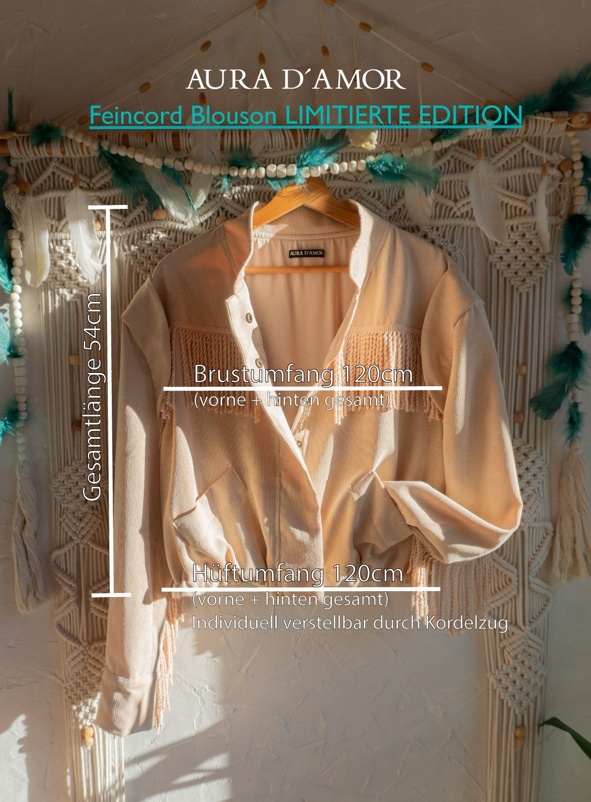 FRANSEN JACKE BEIGE LIMITIERTE EDITION