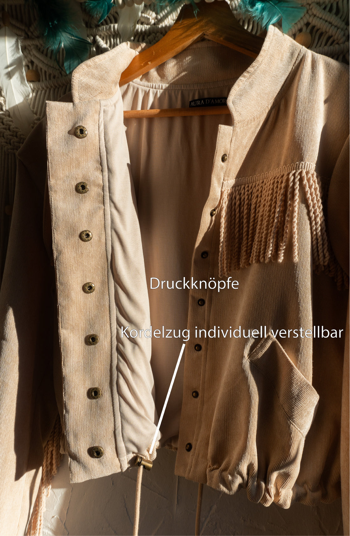 FRANSEN JACKE BEIGE LIMITIERTE EDITION