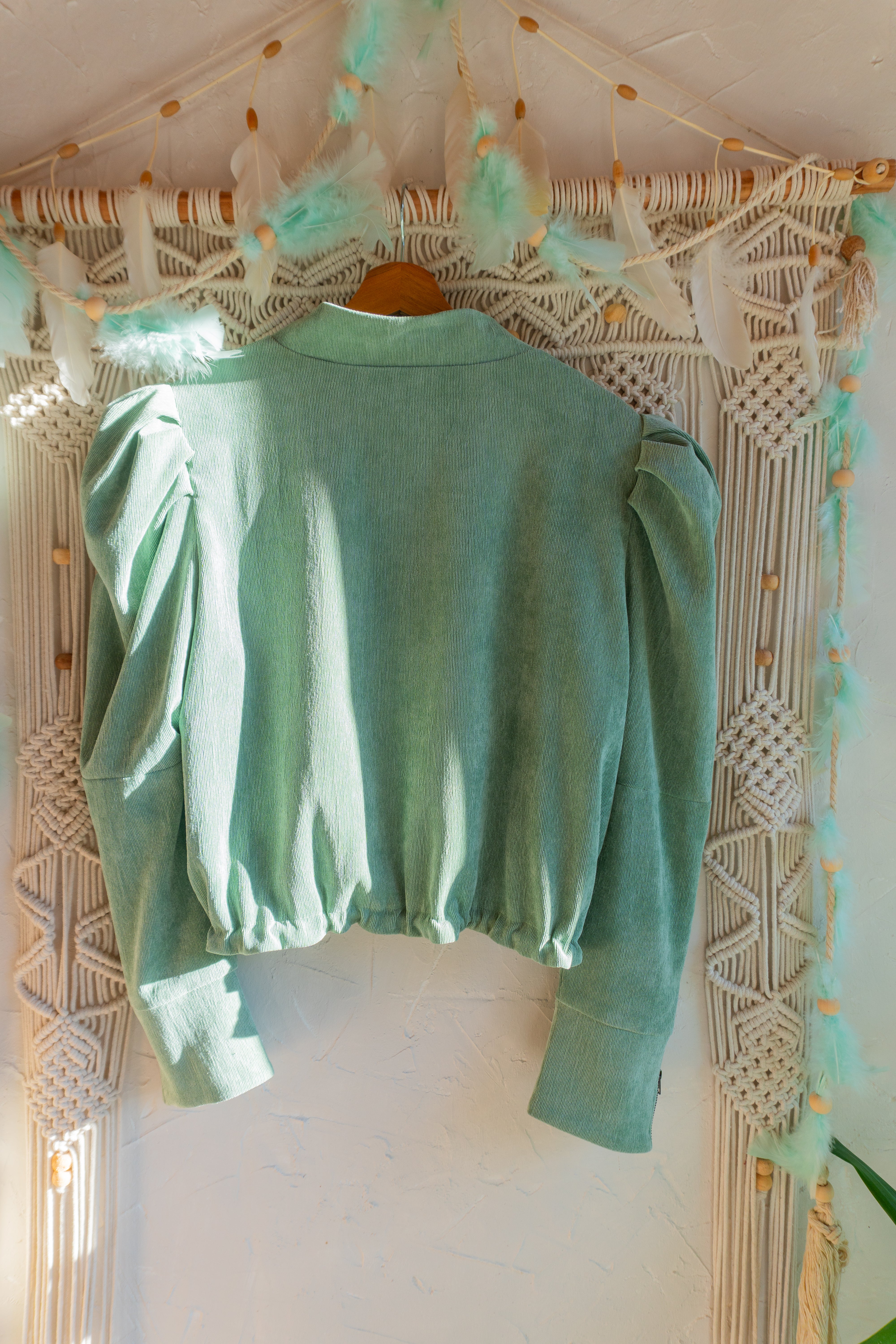 PISTAZIEN-GRÜN BLOUSON JACKE LIMITIERTE EDITION